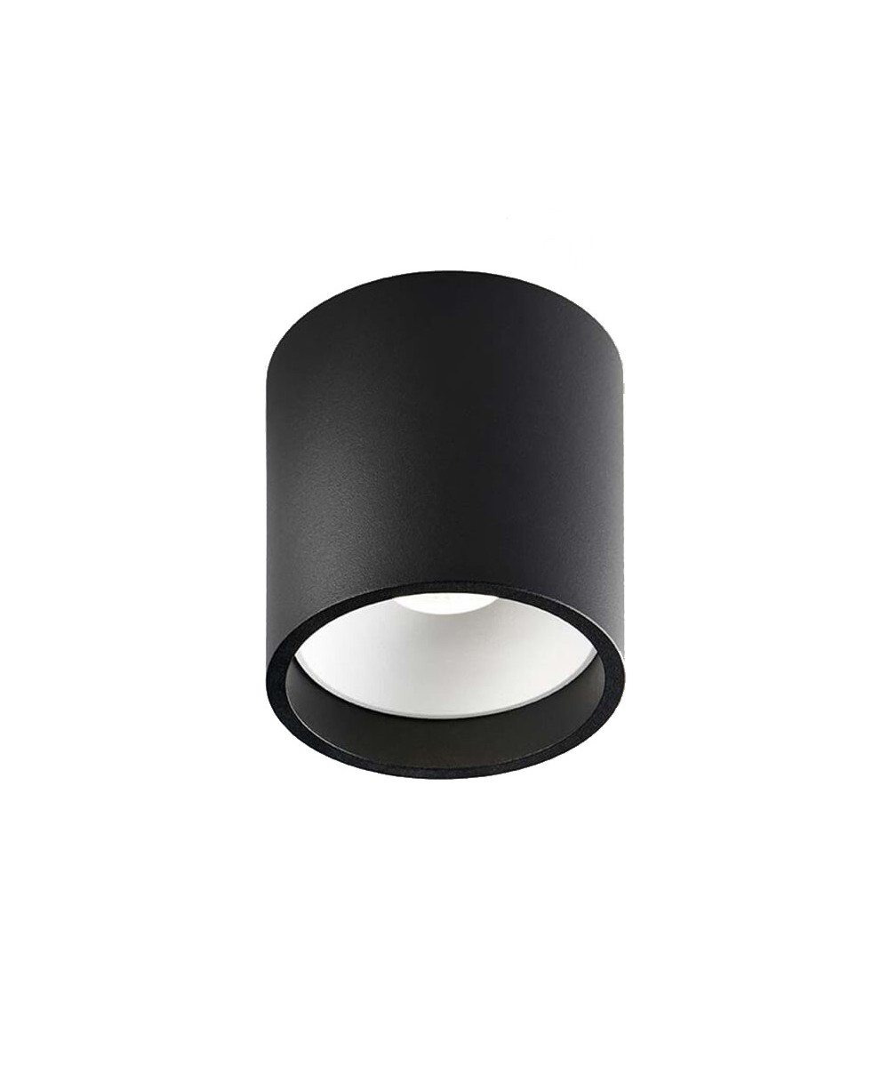 Image of Solo 2 Round LED Deckenleuchte 3000K Schwarz/Weiß - Light-Point bei Lampenmeister.ch